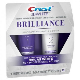 Crest 3D White Brilliance 2 Step Toothpaste - Cleans and Whitens System
