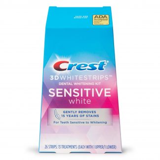 Crest 3D Whitestrips Sensitive White Dental Whitening Kit