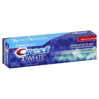 Crest 3D White Mild Mint Toothpaste
