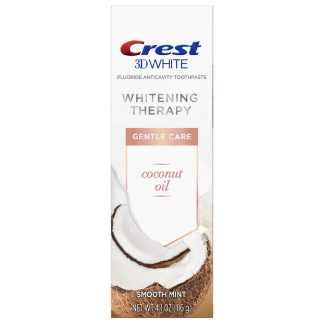 Crest 3D White Whitening Therapy Gentle Care Coconut Oil Toothpaste