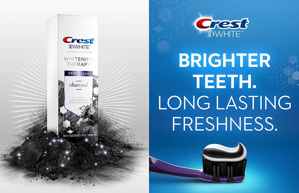 Crest 3D White Whitening Therapy Charcoal Toothpaste