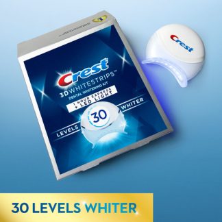 Crest 3D Whitestrips 1 Hour Express + LED Light